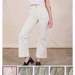 Big Bud Press Cream Wide Leg Pants